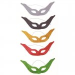 Αποκριάτικη Μάσκα Ματιών με Στρας (5 Χρώματα)